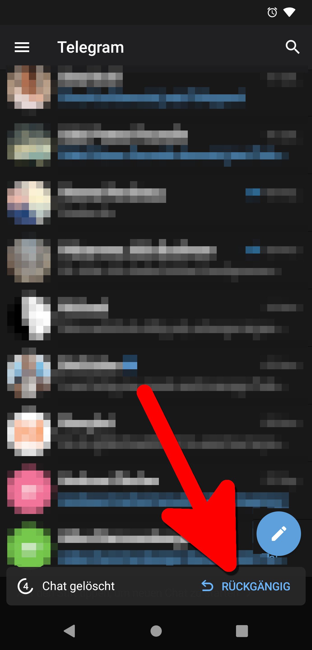 Telegram Chat wiederherstellen so geht
