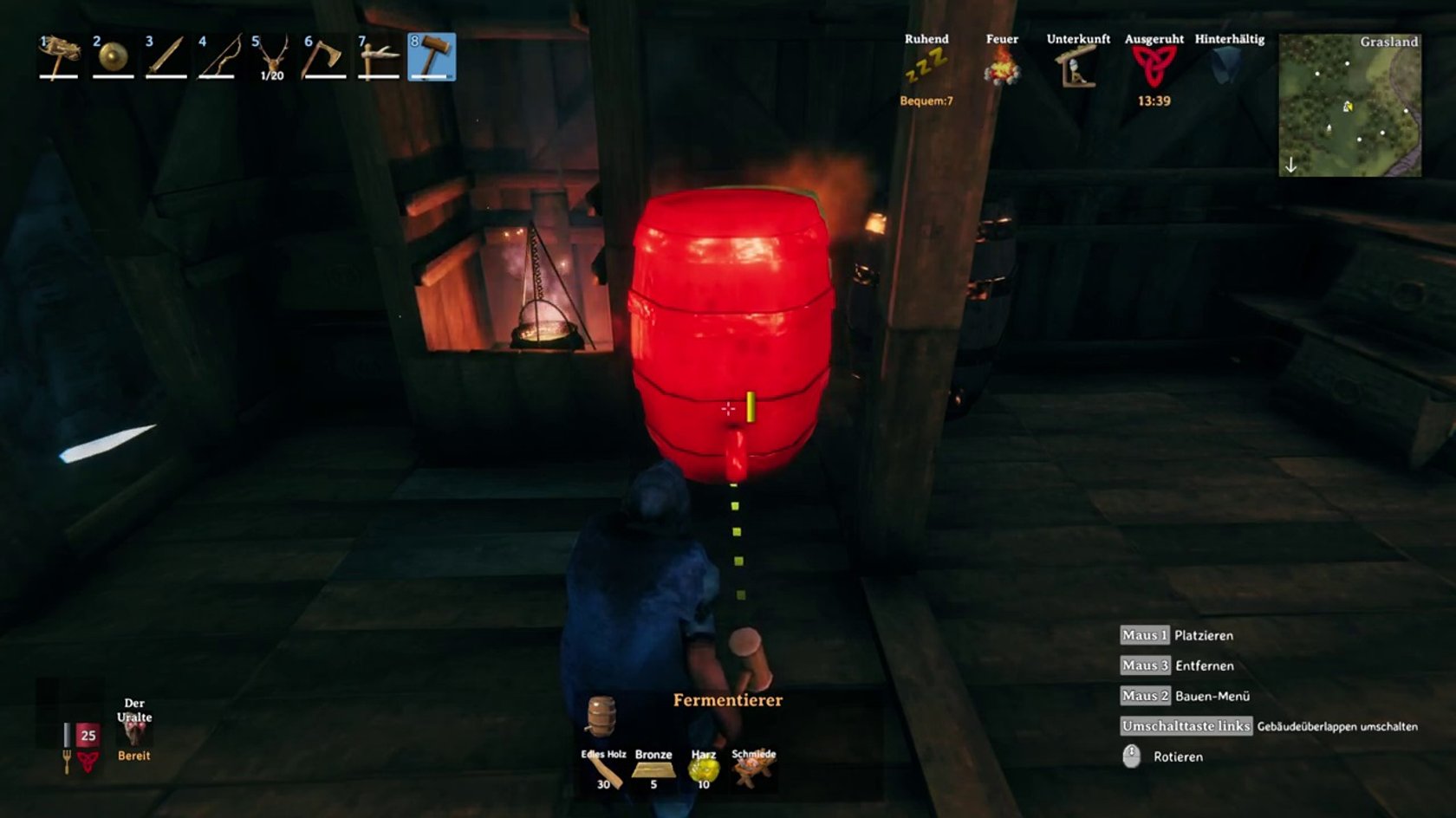 Wir zeigen euch, wie ihr in Valheim den Fermentierer herstellen und Met brauen könnt.