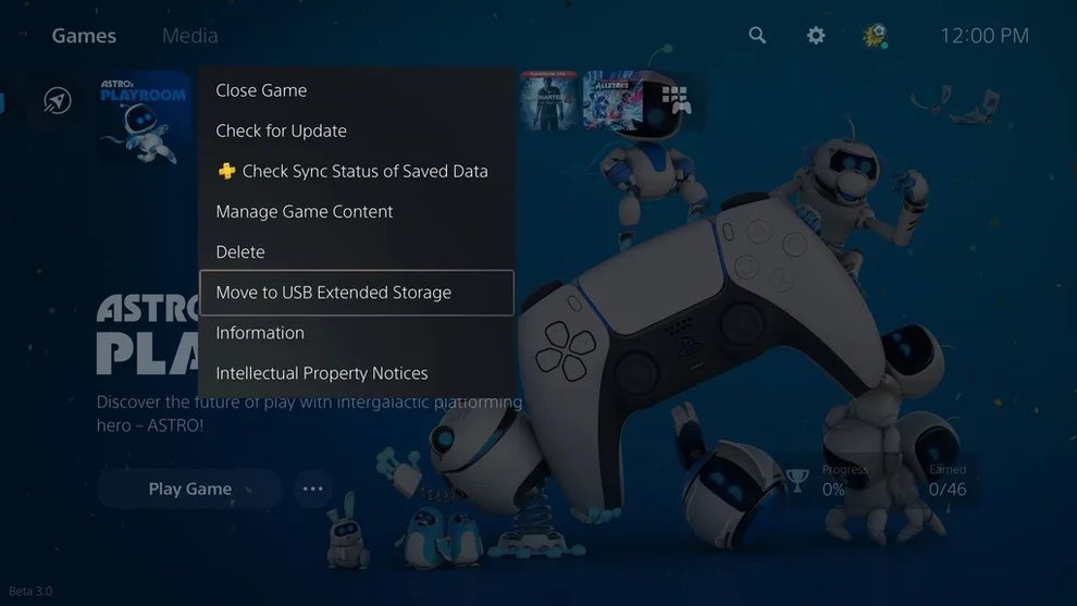 Ihr könnt eure PS5-Spiele nun auch auf einer externen Festplatte lagern (Bildquelle: Sony PlayStation Blog).
