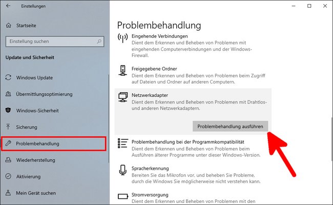 Die Problembehandlung findet manchmal den richtigen Fehler. Bild: GIGA