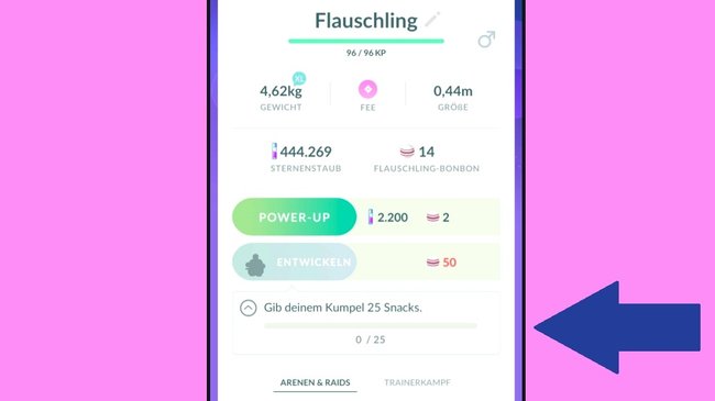 Pokémon GO: Flauschling entwickeln