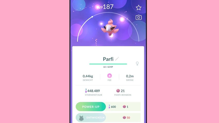 Pokémon GO: Parfi entwickeln