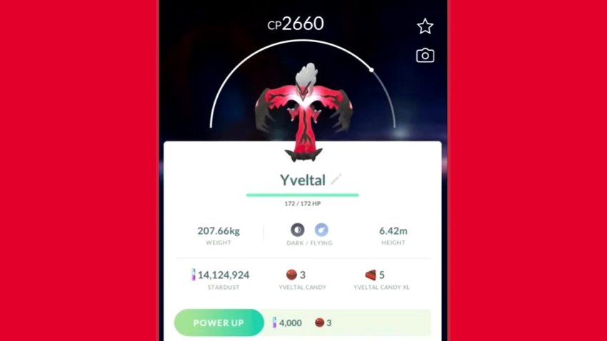 Pokémon GO: Yveltal