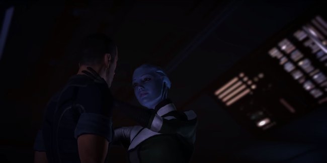 In Mass Effect kann die Romanze mit Liara beginnen.