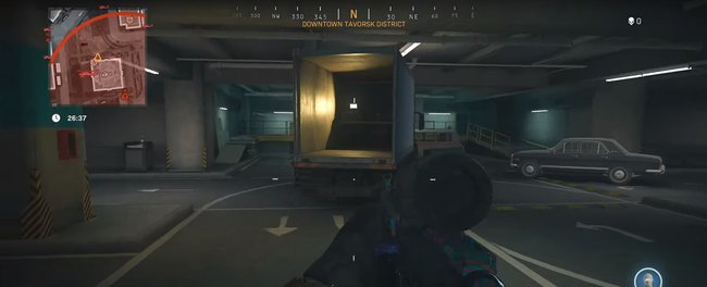 Im weißen Truck in der Garage könnt ihr die dritte Nebenmission in CoD Warzone starten.