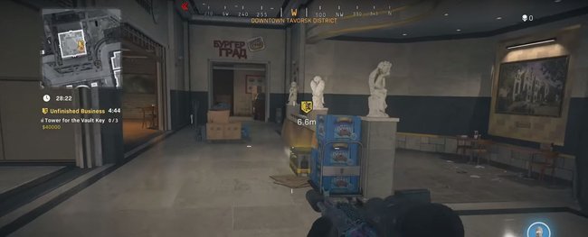 So sieht die Kiste für den Auftrag „Unerledigte Dinge“ in CoD Warzone aus.