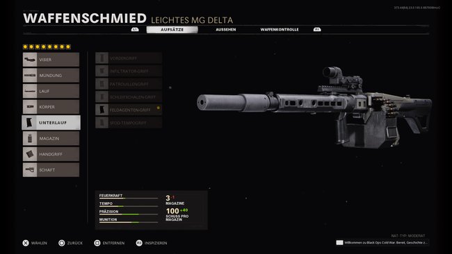 So kann das MG 82 mit der Wildcard Revolverheld in CoD Black Ops Cold War aussehen.