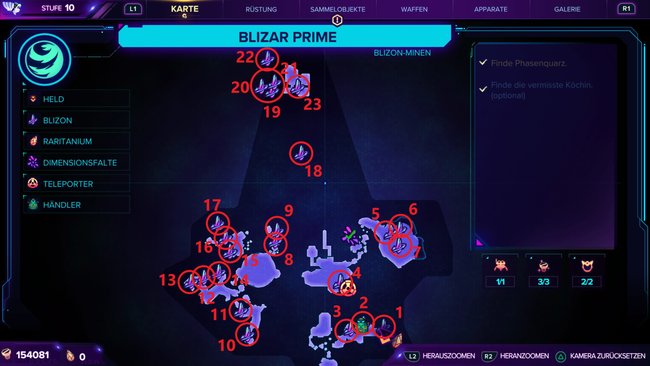 Alle Blizon-Kristalle auf Blizar Prime - Ratchet & Clank: Rift Apart