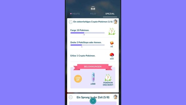 Pokémon GO: Ein siebenfarbiges Crypto-Pokemon