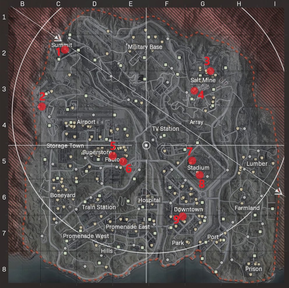 A red door can appear at these locations in CoD Warzone.