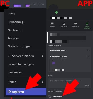 Discord ID kopieren