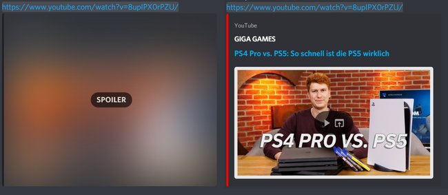 Discord Spoiler Vorschaubild URL Video