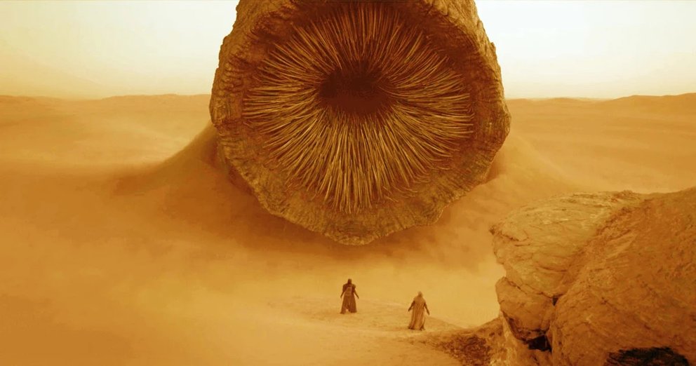 Gigantische Gefahren lauern auf dem Planet Arrakis. (Bildquelle: Warner Bros.)