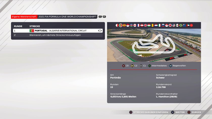 F1 2021 Setups Alle Strecken
