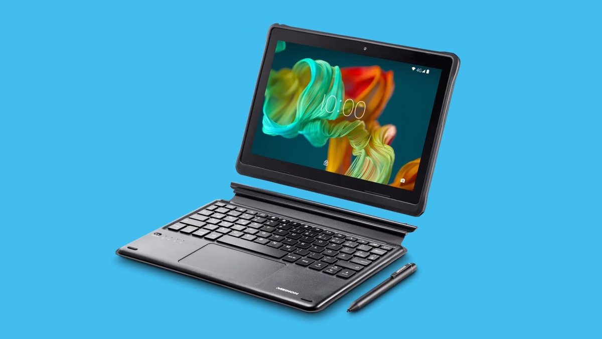 Bei Aldi: Besonderes Android-Tablet mit LTE, Stift und Tastatur zum kleinen Preis