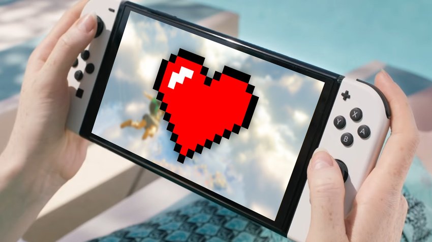Das Bild zeigt Nintendo Switch OLED