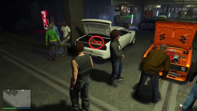 Fundort vom Media Stick im Los Santos Car Meet (Moodyman).