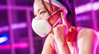 Futuristische LG-Maske: Mit Motor und Lautsprecher gegen Corona