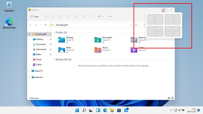 Fenster anordnen kann Windows 11 richtig gut. Bild: GIGA