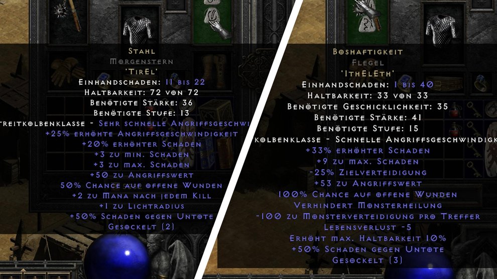 Diablo 2 Resurrected Barbar Runenworte