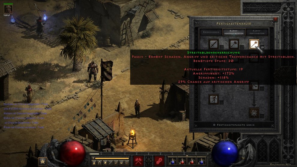 Diablo 2 Resurrected Barbar Skills