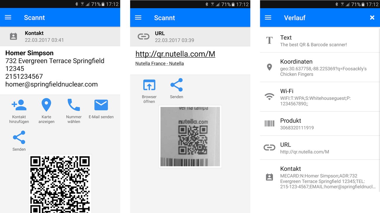 QR & Barcode Scanner App für Android & iOS