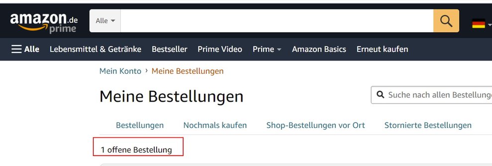 Amazon: Offene Bestellungen Anzeigen – So Gehts