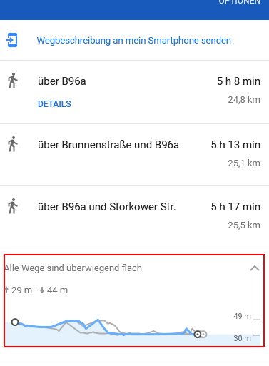 google maps hohenmeter anzeigen so gehts