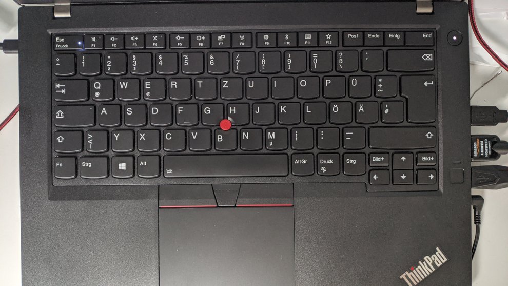 Auf dieser Laptop-Tastatur ist keine Pause-Taste gekennzeichnet. Bild: GIGA