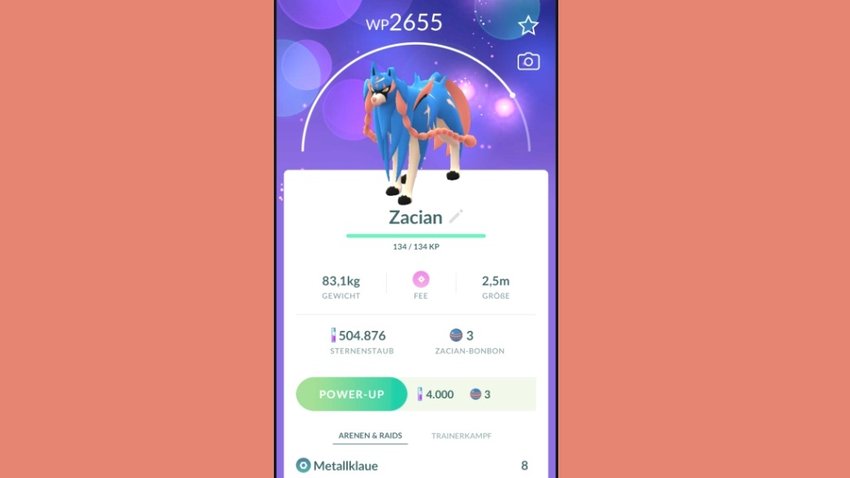 Pokémon GO: Zacian