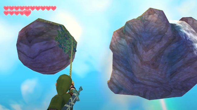 Zelda Skyward Sword: Greifhaken als Hilfsmittel
