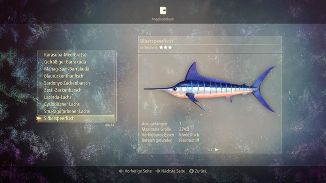 Silberspeerfisch in Tales of Arise.