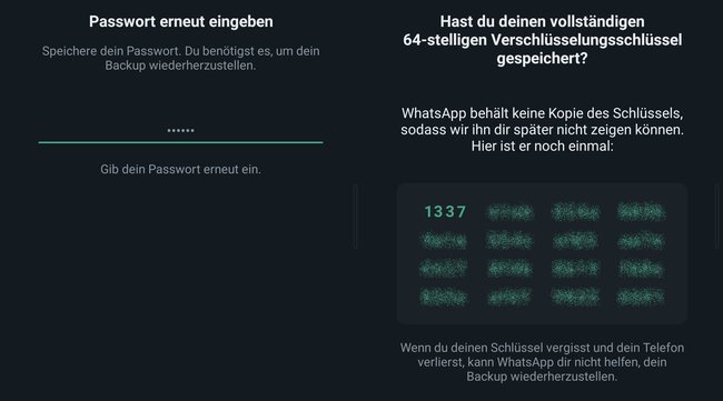 WhatsApp Cloud-Backup Ende-zu-Ende