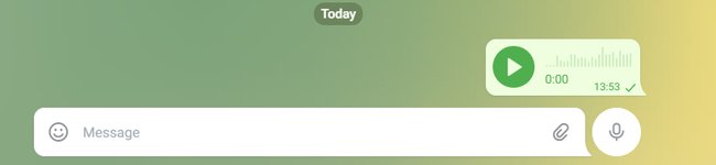telegram-sprachnachricht
