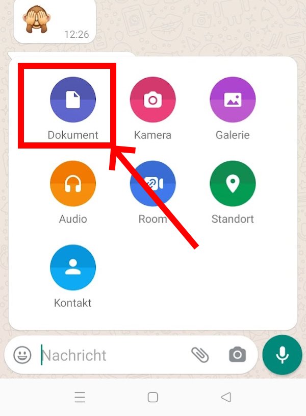 whatsapp-dokument-verschicken