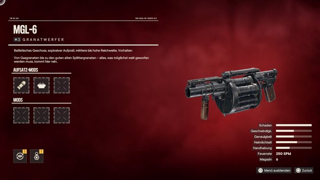 Als Belohnung erhaltet ihr den Granatwerfer MGL-6 (Far Cry 6).