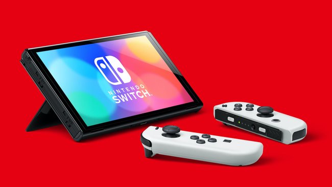 Nintendos neuestes OLED-Modell der Switch mit abgetrennten Joy-Cons