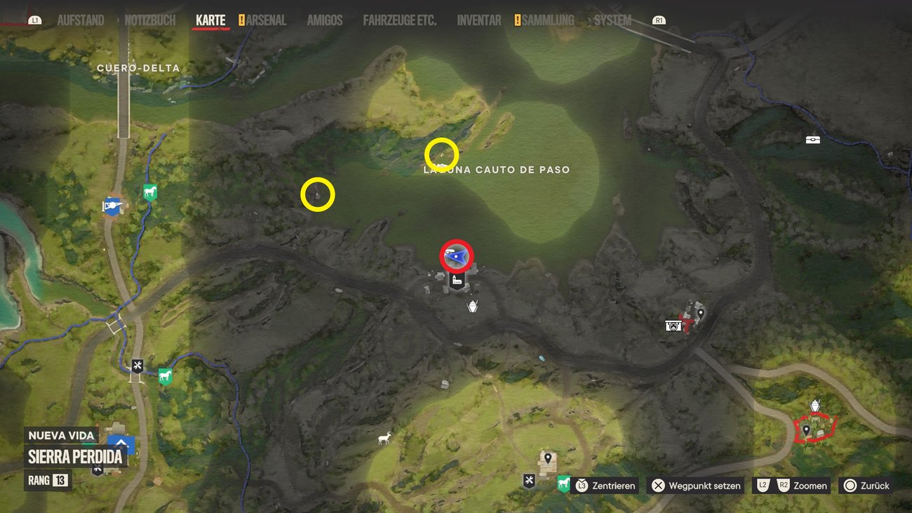 Far Cry 6 Criptograma Kiste Lago Higado Far Cry 6: Criptograma-Kisten und Tabellen - Alle Fundorte