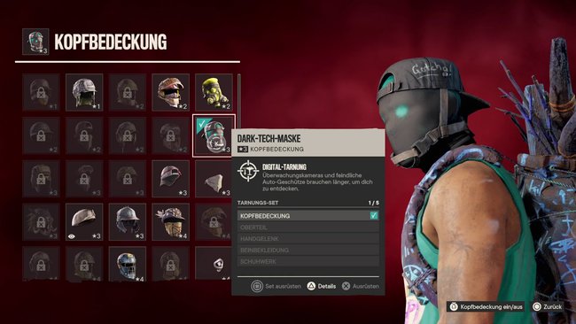 Als Belohnung für die Schatzsuche erhaltet ihr die Dark-Tech-Maske (Far Cry 6).