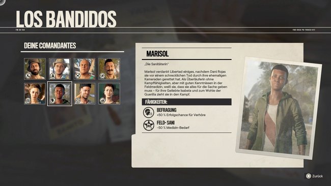 Comandante Marisol in Far Cry 6.