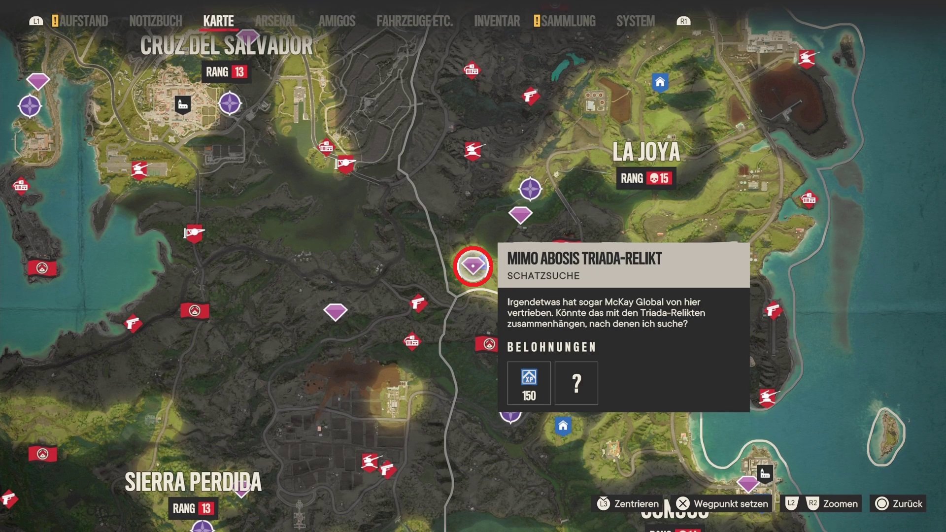 Far Cry 6 Sammle Die 3 Triada Relikte Far Cry 6: Triada-Relikte finden und Triada-Segen abschließen