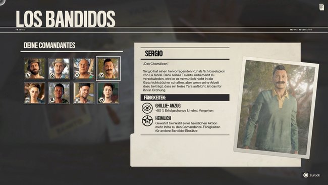 Comandante Sergio in Far Cry 6.