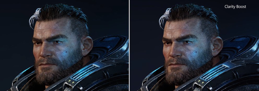 Screenshot comparison with Gears Tactics