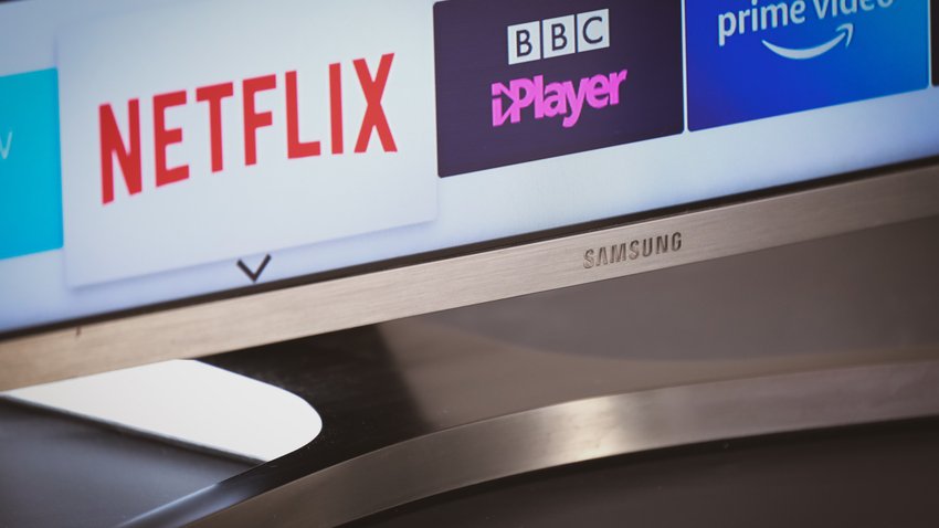 Samsung-Fernseher mit Netflix und anderen Apps