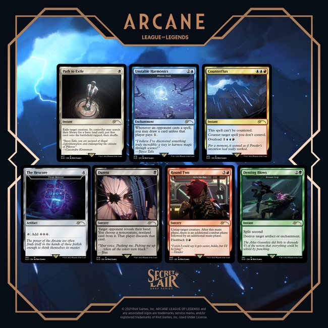 Magic the Gathering Secret Lair Arcane