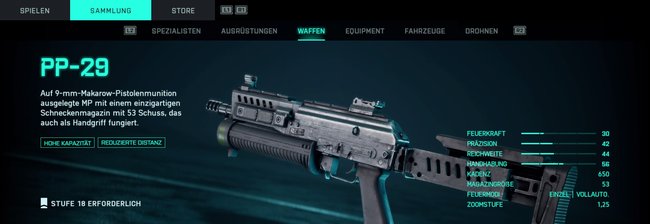 Die PP-29 ist für viele Spieler derzeit die beste Waffe in Battlefield 2042.