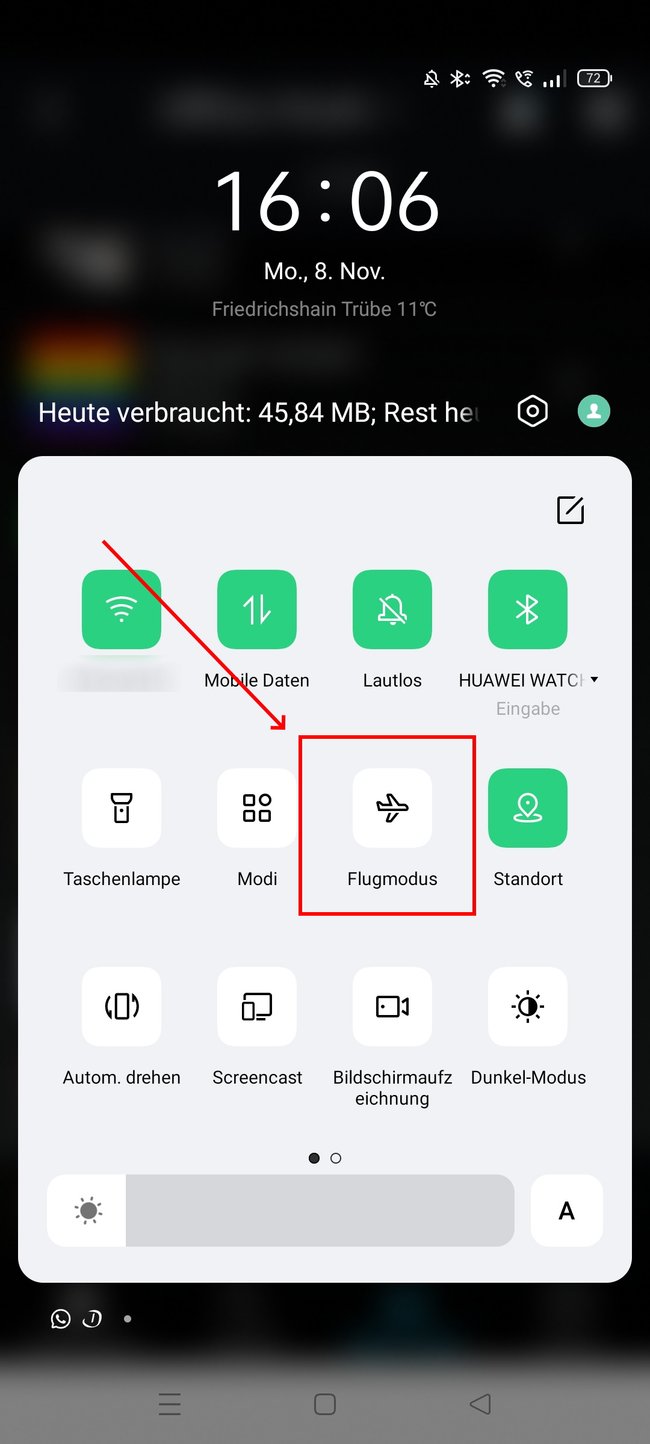 flugmodus-android