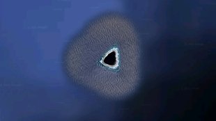 Google Maps: Mysterium um komisches Loch im Ozean gelöst