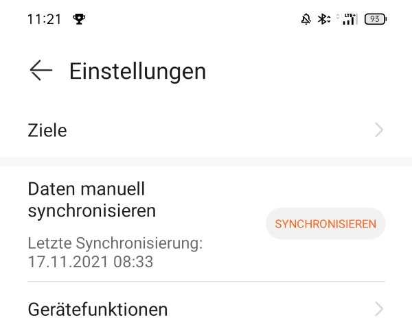 huawei-health-synchronisieren