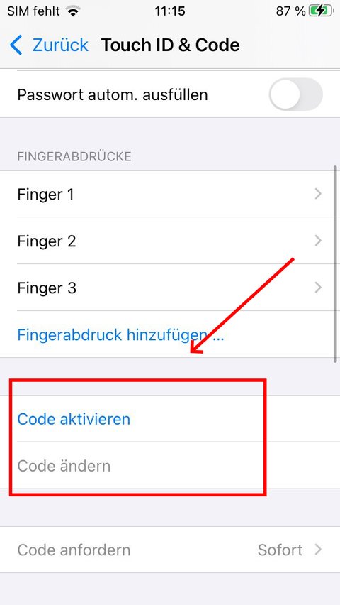 Sperrbildschirm am iPhone einstellen & deaktivieren
